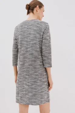 Vestido corto tweed