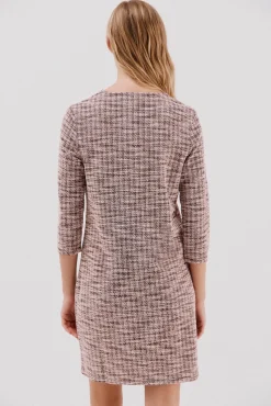 Vestido corto tweed