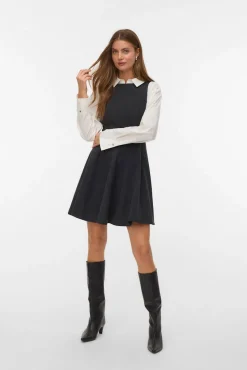 Vestido corto vuelo