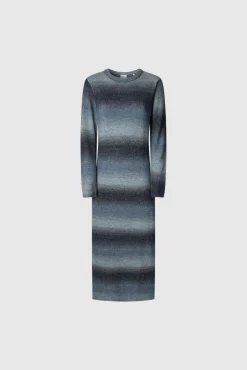 Vestido Largo Con Efecto Degradado