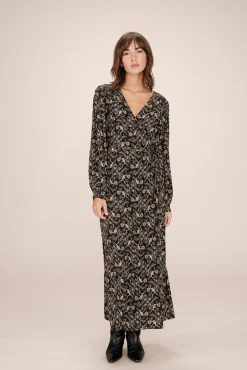 Vestido largo envolvente