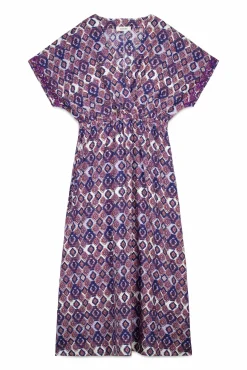 Vestido largo estampado