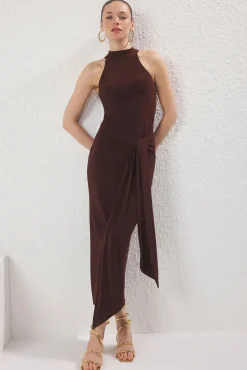 Vestido maxi ajustado