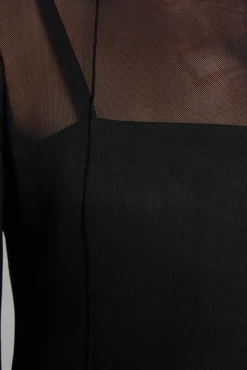 Vestido midi ajustado