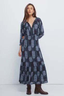 Vestido midi boho
