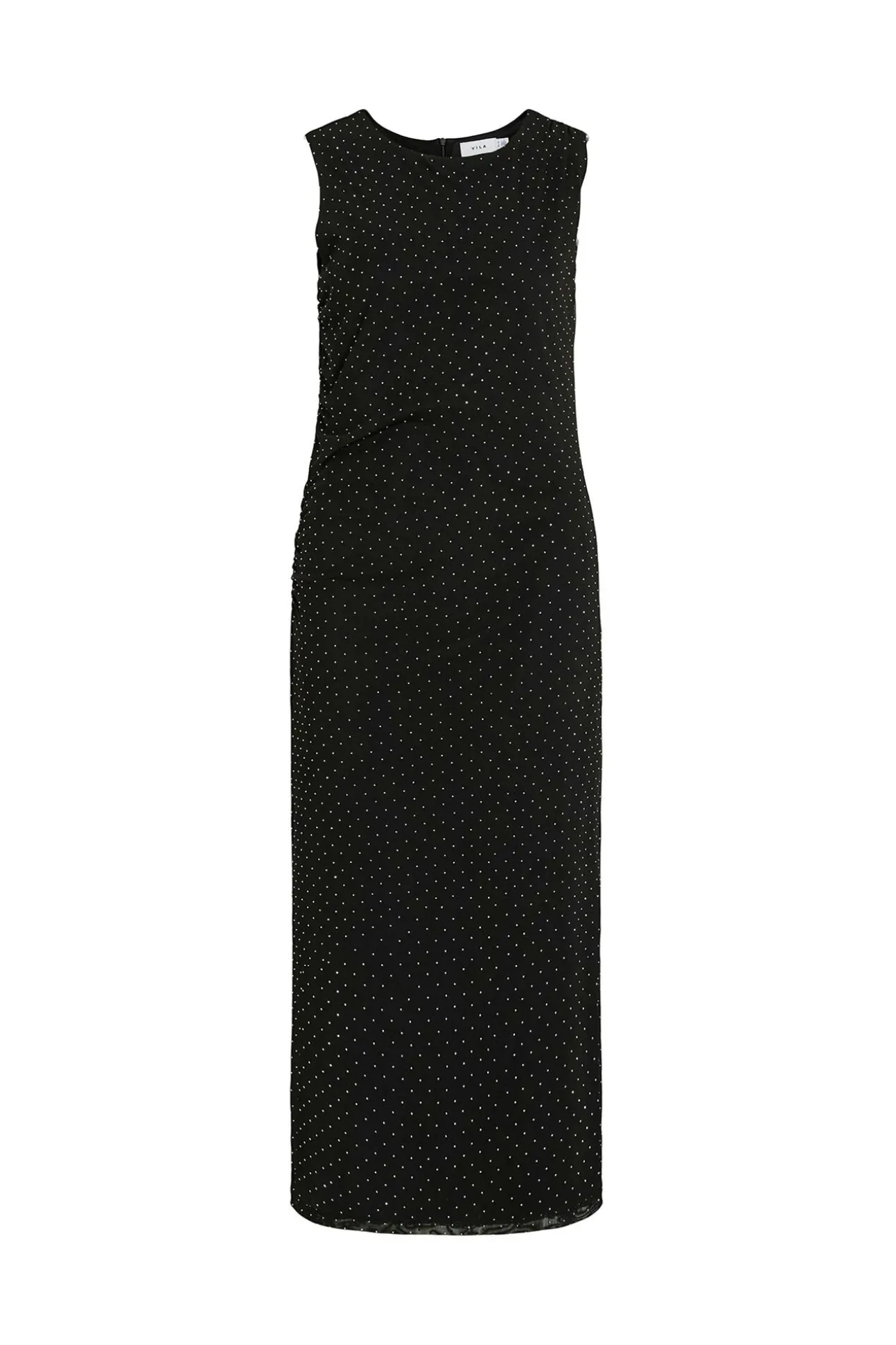 Vestido midi con brillos