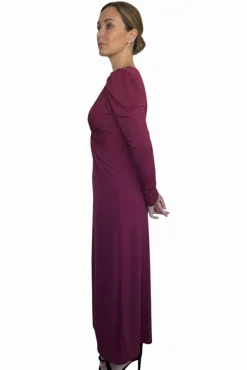 Vestido midi punto