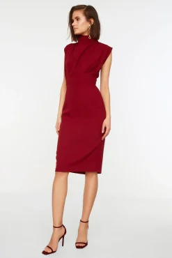 Vestido tubo midi