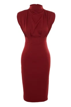 Vestido tubo midi