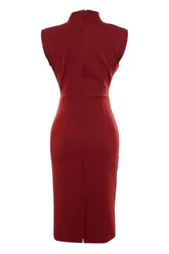 Vestido tubo midi
