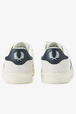 Zapatilla B4 embossed leather/suede