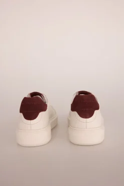 Zapatilla blanca piel