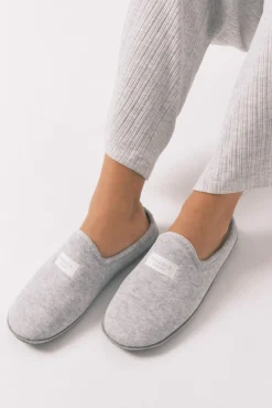 Zapatillas casa velour gris