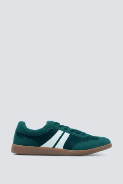 Zapatillas pana verdes