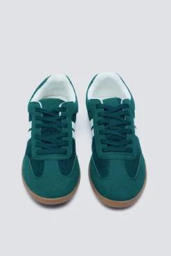 Zapatillas pana verdes