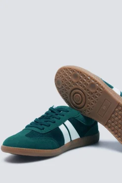 Zapatillas pana verdes