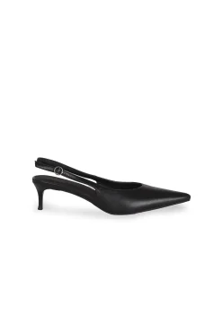 Zapato salón destalonado